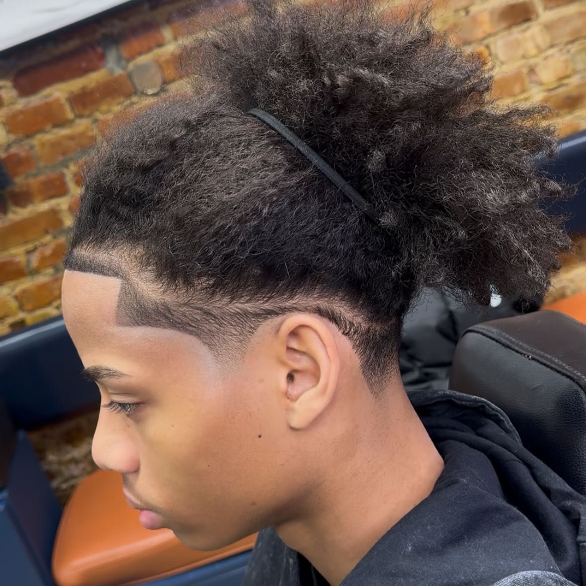 Finished haircut from Shmoneycuts, Manhattan NYC